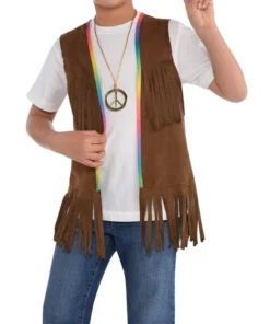 Amscan Groovy 60s Children's Fringed Hippie Vest