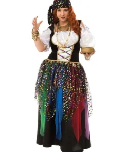 Rubies Womens Gypsy Fortune Teller Ladies Plus Size Costume