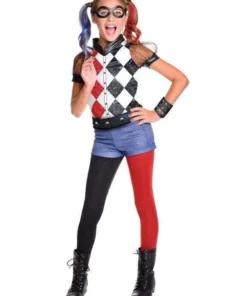 Rubie's Harley Quinn DC Superhero Deluxe Girls Costume Kids