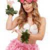 Smiffys Womens Hawaiian Luau Tiki Hawaiian Costume Kit 2 Smiffys Womens Hawaiian Luau Tiki Hawaiian Costume Kit