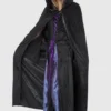 Carnival Products Womens Medieval Cape Hooded Reversible Satin Lined Capes For Adults