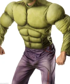 Rubie's Mens Hulk Avengers Muscle Adult Costume Marvel Halloween Fancy Dress