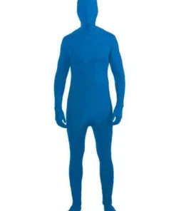 Tomfoolery Invisible Man Blue Bodysuit Mens