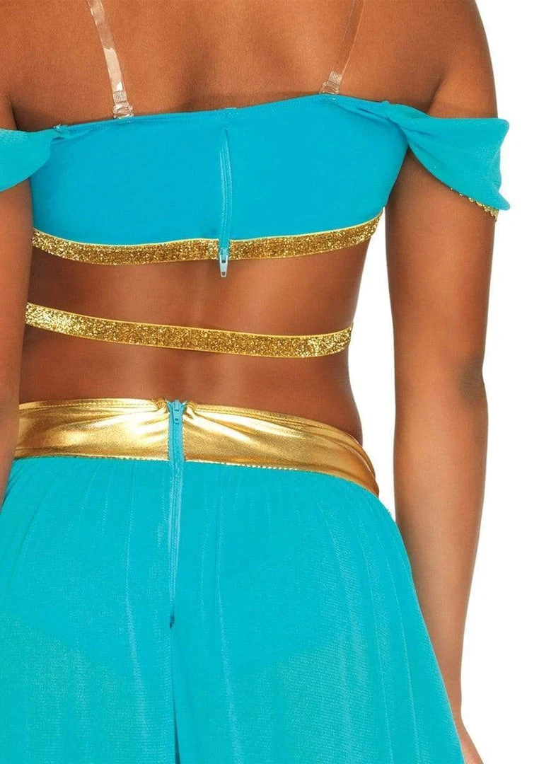 Leg Avenue Jasmine Oasis Princess Arabian Sexy Belly Dancer Genie Womens Costume 7 Leg Avenue Jasmine Oasis Princess Arabian Sexy Belly Dancer Genie Womens Costume