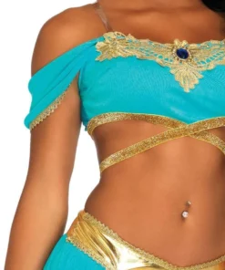 Leg Avenue Jasmine Oasis Princess Arabian Sexy Belly Dancer Genie Womens Costume 9 Leg Avenue Jasmine Oasis Princess Arabian Sexy Belly Dancer Genie Womens Costume