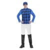 Amscan Jockey Men's Costume Set Blue And Black 1 Amscan Jockey Men's Costume Set Blue And Black