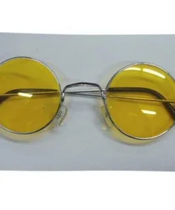 Carnival Products Womens John Lennon Yellow Sunglasses 60's Style Beatles Glasses