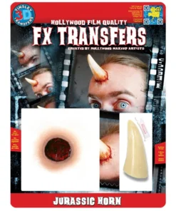 Tinsley Transfers Womens Jurassic Horn Halloween Costume Fancy Dress 3D FX Transfers