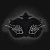 Carta Alta Extravaganza Mask For Ladies Black Deluxe Venetian Masquerade Womens
