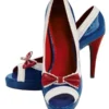 Rubies Sailor Nautical Heels Ladies Shoes
