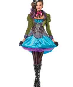 Leg Avenue Mad Hatter Deluxe Women's Hire Costume