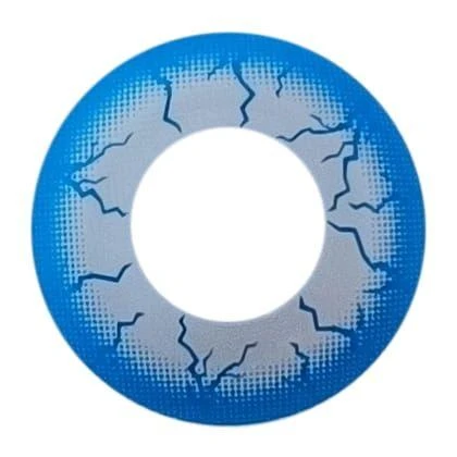 ColourVue Lightning Blue Coloured Contact Lenses 6 ColourVue Lightning Blue Coloured Contact Lenses