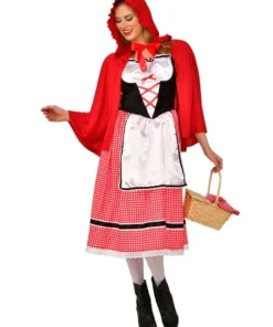 Rubies Womens Little Red Riding Hood Long Women's Fairy Tale Costume