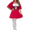 Smiffy's Red Riding Hood Short And Sassy Adult Fairytale Costume Womens