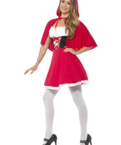 Smiffy's Red Riding Hood Short And Sassy Adult Fairytale Costume Womens