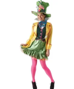 Rubies Womens Mad Hatter Alice In Wonderland Cartoon Women's Costume