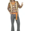 Smiffys Mens Male 60's Singer Costume Multi-Coloured 2 Smiffys Mens Male 60's Singer Costume Multi-Coloured