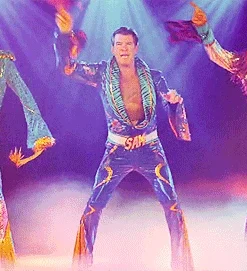 Creative Costuming Abba Male Blue Mamma Mia Mens Hire Costume