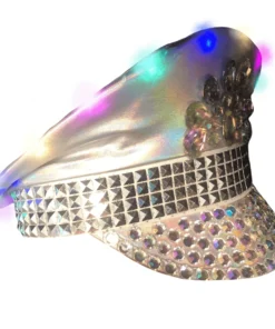 Sweidas Womens Mardi Gras Festival Hat Light Up