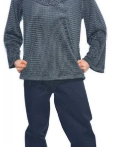 Amscan Knight Medieval Chain Mail Tunic And Cowl