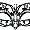 Sweidas Metal Masquerade Mask Black Filigree Buy Costumes