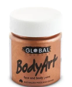 Global Colours Metallic Copper Face And Body Paint Womens