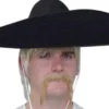 Carnival Products Mens Mexican Blonde Moustache Western Cowboy Bandit Costume Mo