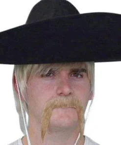 Carnival Products Mens Mexican Blonde Moustache Western Cowboy Bandit Costume Mo