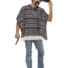 Smiffy's Poncho Mexican Men's Fiesta Bandit Costume Mens 1 Smiffy's Poncho Mexican Men's Fiesta Bandit Costume Mens