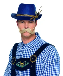 Smiffy's Mens European Moustache Oktoberfest Blonde Beer Guy