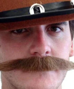 Carnival Products Outlaw Moustache Brown