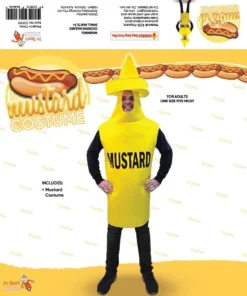 Tomfoolery Womens Mustard Costume