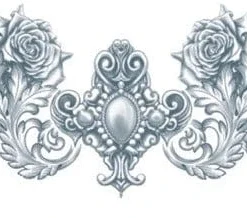 Tinsley Transfers Posh Neck Temporary Tattoo Womens