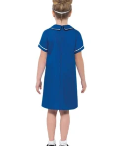 Smiffys Buy Costumes Navy Blue Girls Nurse Costume