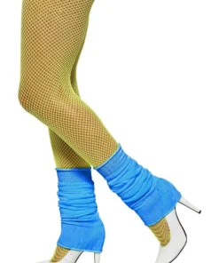 Smiffy's Neon Fluoro 80s Leg Warmers Womens