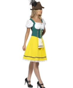 Smiffys Oktoberfest Costume Female Yellow And Green 7 Smiffys Oktoberfest Costume Female Yellow And Green