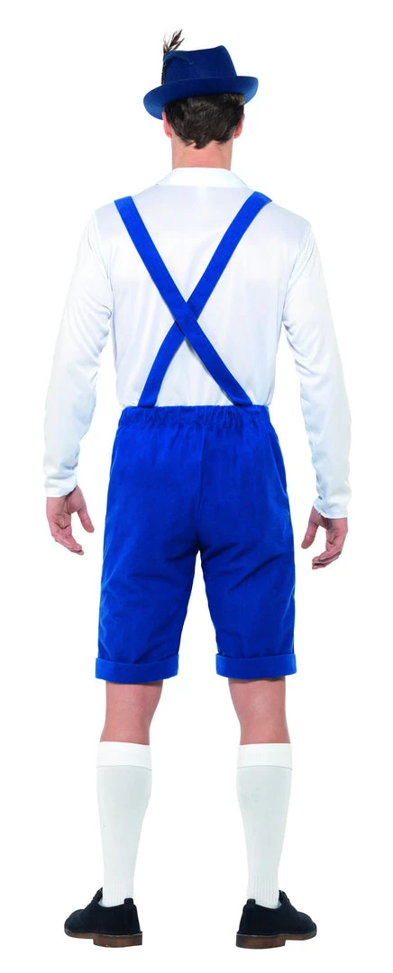 Smiffy's Oktoberfest Bavarian Blue Short Lederhosen Costume Mens 5 Smiffy's Oktoberfest Bavarian Blue Short Lederhosen Costume Mens