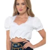 Smiffy's Oktoberfest Bavarian Maid Dirndl Crop Top