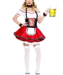 Music Legs Womens Oktoberfest Lovable Oktoberfest Babe Beer Girl Costume