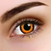ColourVue Werewolf Halloween Contact Lenses Orange Eye Contacts 3 Months Womens