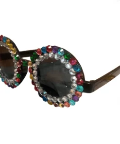 Sweidas Womens Over The Rainbow Jewelled Glasses