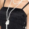 Smiffy's Womens Pearl Coloured 1920's Flapper Costume Beads