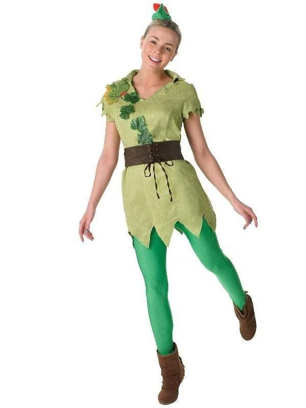 Rubies Peter Pan Green Maple Deluxe Women's Costume Womens 3 Rubies Peter Pan Green Maple Deluxe Women's Costume Womens