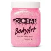 Global Colours Pink Glitter Body And Face Paint