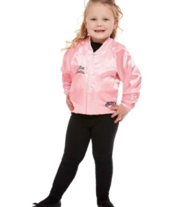 Smiffy's Kids Grease Pink Ladies Jacket For Toddlers