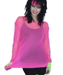 Carnival Products Buy Costumes Punk Pop-star 1980's Fishnet Shirts Fancy Dress