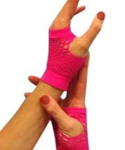 Carnival Products Punk Short 1980's Fishnet Gloves Buy Costumes