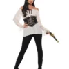 Smiffys Womens Pirate Shirt Ivory Deluxe Adult Women's Costume