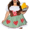 Leg Avenue Bavarian Cutie Curvy Plus Size Oktoberfest Costume