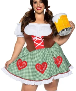 Leg Avenue Bavarian Cutie Curvy Plus Size Oktoberfest Costume